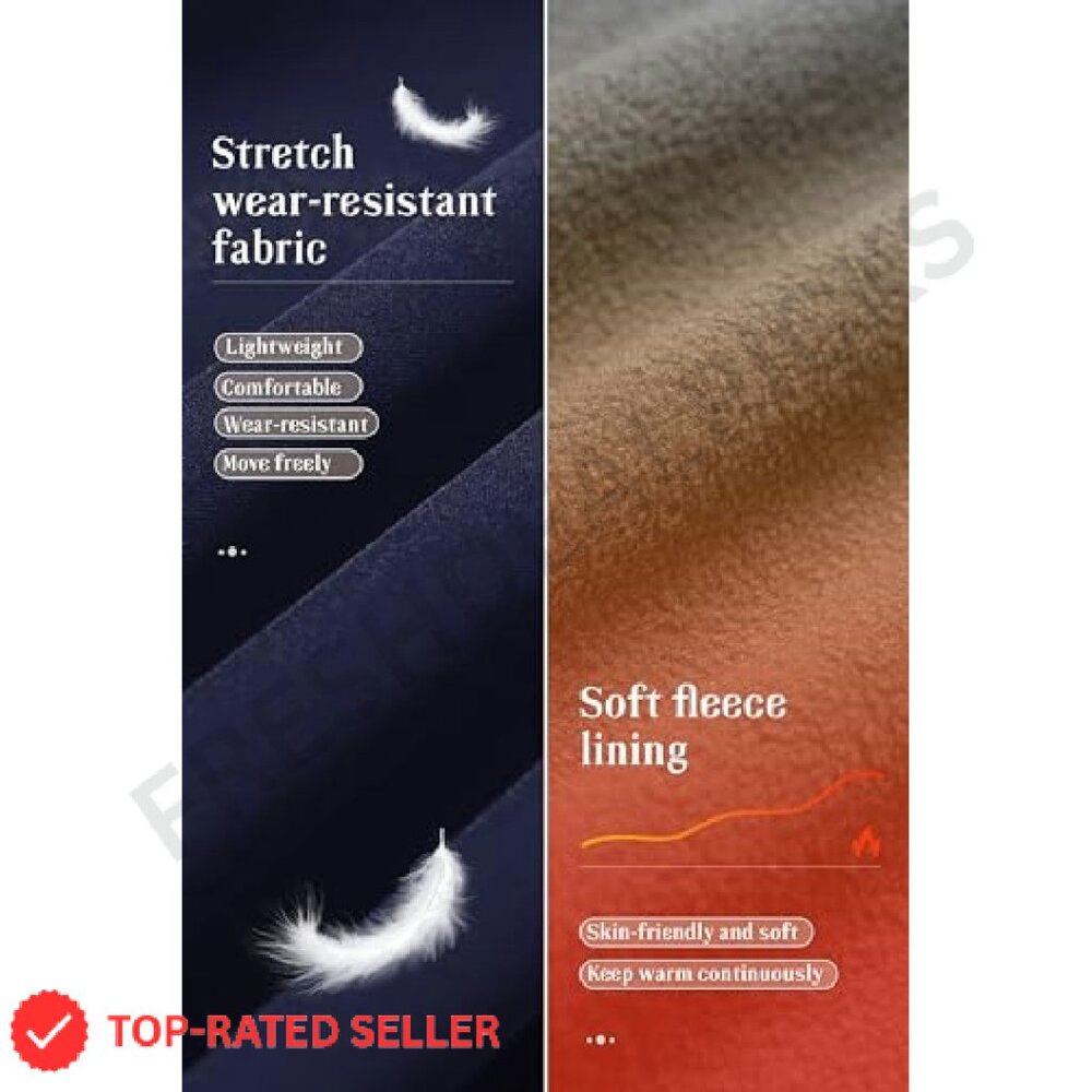 Lightweight Fleece Lined Softshell Jacket Waterpr… - image 6